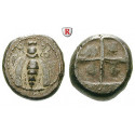 Ionien, Ephesos, Drachme 500-420 v.Chr., ss-vz