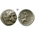 Makedonien, Königreich, Alexander III. der Grosse, Drachme 300-295 v.Chr., ss-vz