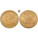 USA, 10 Dollars 1901, 15,05 g fein, f.vz/vz+