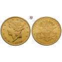 USA, 20 Dollars 1898, 30,09 g fein, ss-vz
