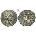 Römische Republik, Caius Iulius Caesar, Denar 46-45 v.Chr., ss-vz