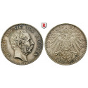 Deutsches Kaiserreich, Sachsen, Albert, 2 Mark 1902, E, vz-st/st, J. 124