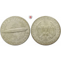 Weimarer Republik, 5 Reichsmark 1930, Zeppelin, J, f.vz, J. 343