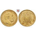 Deutsches Kaiserreich, Preussen, Wilhelm I., 20 Mark 1872, A, f.vz, J. 243
