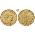 Deutsches Kaiserreich, Preussen, Wilhelm II., 20 Mark 1909, J, ss/f.vz, J. 252