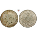 Deutsches Kaiserreich, Bayern, Ludwig III., 5 Mark 1914, D, vz/vz-st, J. 53