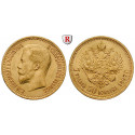 Russland, Nikolaus II., 7 1/2 Rubel 1897, 5,81 g fein, ss-vz/vz