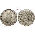 Sachsen, Albertinische Linie, Friedrich August III., Konventionstaler 1765, ss