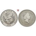 Australien, Elizabeth II., 100 Dollars 1991, 31,1 g fein, vz-st
