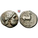 Makedonien, Königreich, Philipp II., Tetradrachme 359-336 v.Chr., ss+