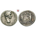 Römische Kaiserzeit, Augustus, Denar 2 v.-4 n.Chr., ss