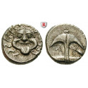Thrakien-Donaugebiet, Apollonia Pontika, Drachme 5.-4.Jh. v.Chr., ss-vz