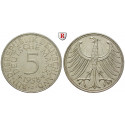 Bundesrepublik Deutschland, 5 DM 1958, J, ss+, J. 387