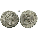 Römische Kaiserzeit, Tiberius, Denar 14-37, ss-vz