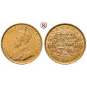 Kanada, George V., 5 Dollars 1912, 7,52 g fein, f.vz/vz-st