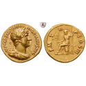 Römische Kaiserzeit, Hadrianus, Aureus 119-122, ss-vz