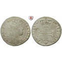 Frankreich, Lothringen, Leopold I., Teston 1712, ss-vz