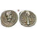Römische Republik, Q.Sicinius und C. Coponius, Denar, ss-vz
