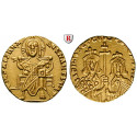 Byzanz, Basilius I. und Constantinus, Solidus 868-879, vz+/vz