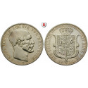 Braunschweig, Königreich Hannover, Ernst August, Ausbeutetaler 1851, ss-vz/vz