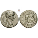 Römische Kaiserzeit, Augustus, Denar 2 v.-4 n.Chr., ss+