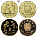 China, Volksrepublik, 450 Yuan 1979, 15,45 g fein, PP