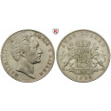 Bayern, Königreich, Maximilian II., Doppelgulden 1852, ss-vz