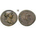 Römische Kaiserzeit, Traianus, Sesterz 108-110, ss+/ss