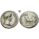 Römische Kaiserzeit, Tiberius, Denar 14-37, ss+