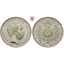 Deutsches Kaiserreich, Sachsen, Albert, 2 Mark 1902, auf den Tod, E, ss-vz, J. 127