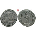 Römische Kaiserzeit, Constantius I., Caesar, Follis 299-303, f.vz