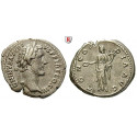 Römische Kaiserzeit, Antoninus Pius, Denar 140-143, ss+