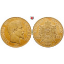 Frankreich, Napoleon III., 100 Francs 1857, 29,03 g fein, f.vz