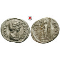 Römische Kaiserzeit, Julia Domna, Frau des Septimius Severus, Denar, vz/ss-vz