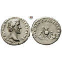 Römische Kaiserzeit, Antoninus Pius, Denar 138, ss+