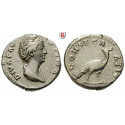 Römische Kaiserzeit, Faustina I., Frau des Antoninus Pius, Denar nach 141, ss
