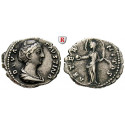 Römische Kaiserzeit, Faustina I., Frau des Antoninus Pius, Denar nach 141, ss