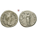 Römische Kaiserzeit, Faustina I., Frau des Antoninus Pius, Denar nach 141, ss+