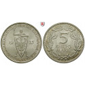 Weimarer Republik, 5 Reichsmark 1925, Rheinlande, A, vz, J. 322