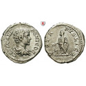 Römische Kaiserzeit, Geta, Caesar, Denar 205, f.vz