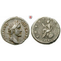 Römische Kaiserzeit, Antoninus Pius, Denar 140-143, ss