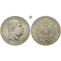 Deutsches Kaiserreich, Sachsen-Altenburg, Ernst, 5 Mark 1901, A, f.vz/vz+, J. 143