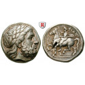 Makedonien, Königreich, Philipp II., Tetradrachme 355-348 v.Chr., ss-vz/ss