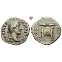 Römische Kaiserzeit, Antoninus Pius, Denar 145-161, ss+
