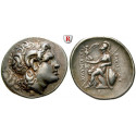 Thrakien, Königreich, Lysimachos, Tetradrachme 297-281 v.Chr., ss-vz/ss