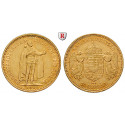 Ungarn, Franz Joseph I., 10 Korona 1900, 3,05 g fein, ss-vz