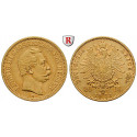 Deutsches Kaiserreich, Hessen, Ludwig III., 20 Mark 1873, H, ss, J. 214