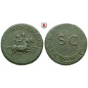 Römische Kaiserzeit, Nero und Drusus Caesares, Söhne des Germanicus, Dupondius 40-41 (unter Caligula), ss