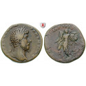Römische Kaiserzeit, Lucius Verus, Sesterz 166, f.ss