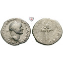 Römische Kaiserzeit, Vespasianus, Denar 71, ss